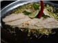 poached sea bass with lime dressing